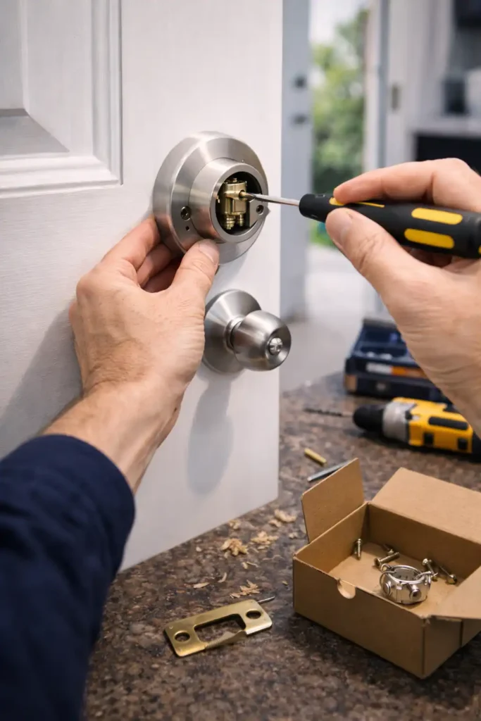 New door lock installation service in Bengaluru