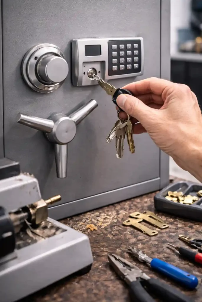 Safe and locker key duplication service in Bengaluru