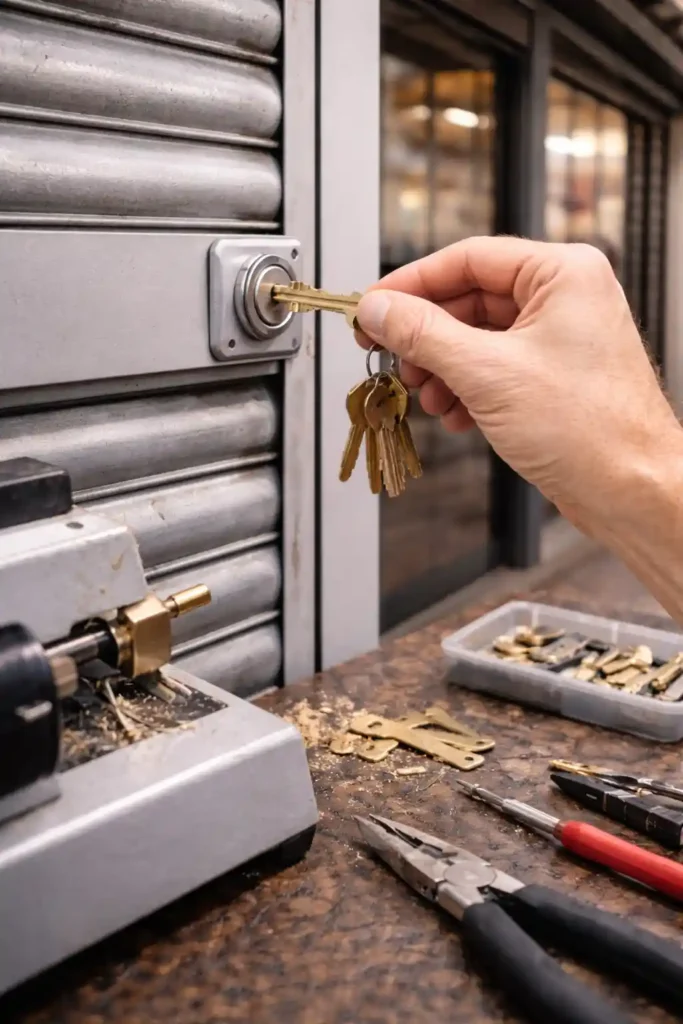 Shop shutter and rolling lock key making service in Bengaluru